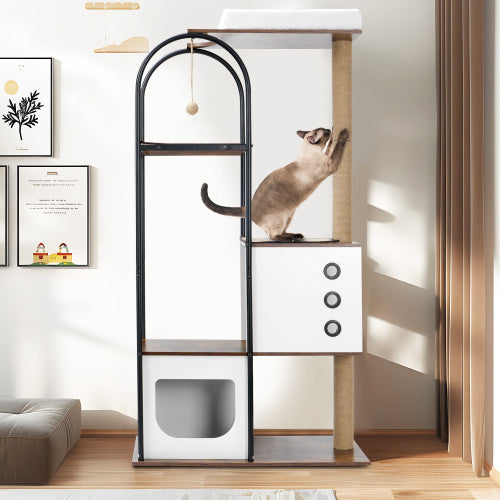 Modern Luxury Cat Tree Tower – multi-level indoor cat furniture from The PetRiot