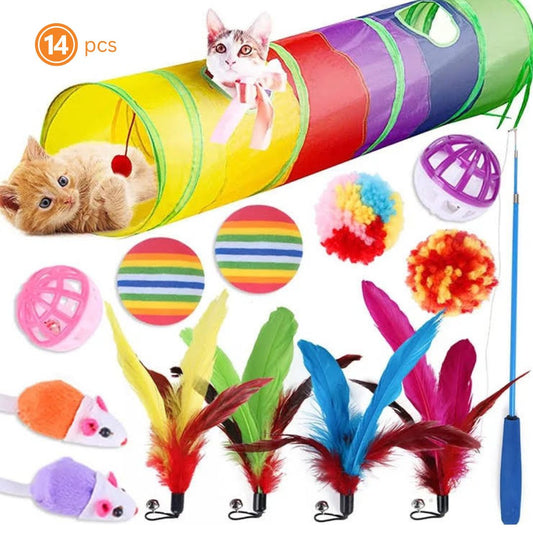 14pcs assorted Cat Toys