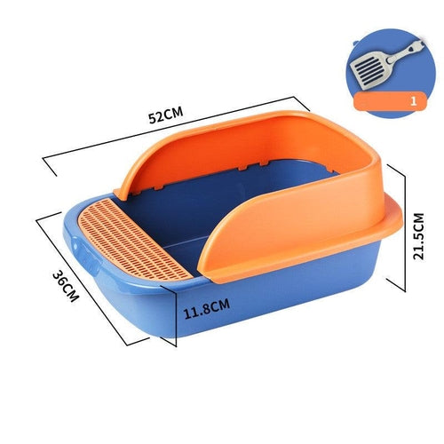 Fully Enclosed Cat Litter Box – Semi-Enclosed, Easy-Clean, Odor-Control Cat Kennel from The PetRiot