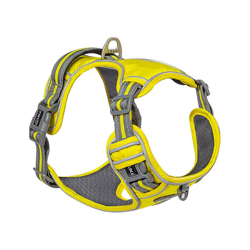 Explosive Red Adventure Dog Harness