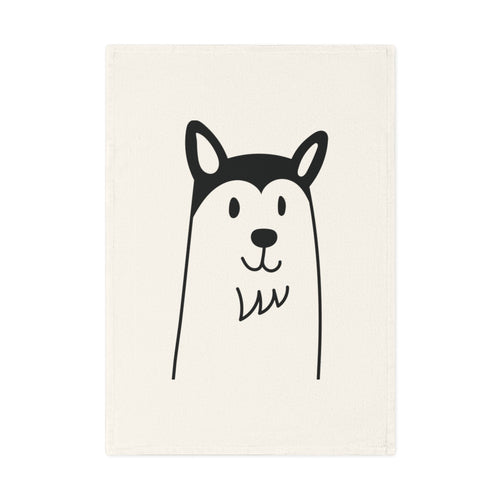 Husky dog Cotton Tea Towel, 50 x 70 cm