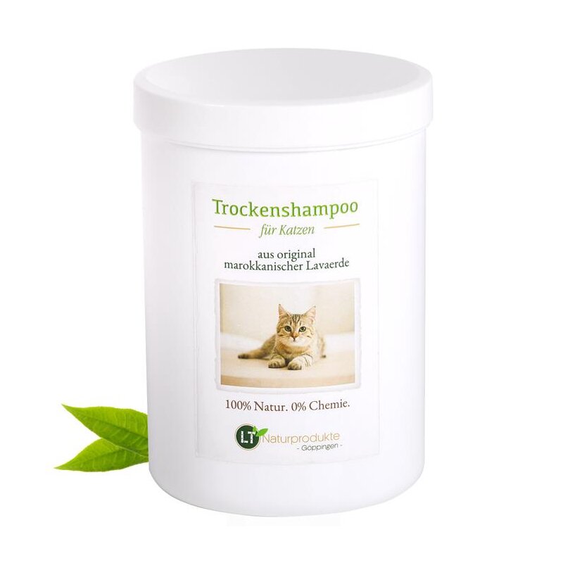 Dry shampoo for cats - with original Moroccan lava clay