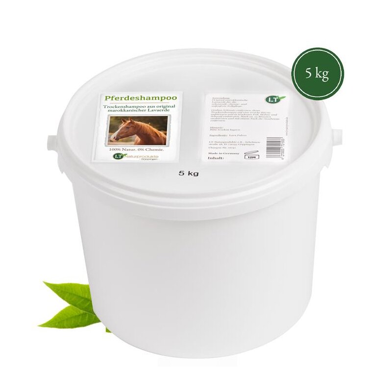 Dry shampoo for horses - with original Moroccan lava clay 5kg