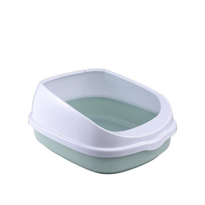 Oversized Splash-Proof Semi-Enclosed Cat Litter Box
