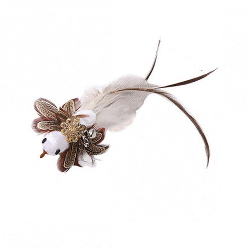 Interactive Feather Cat Teaser Stick