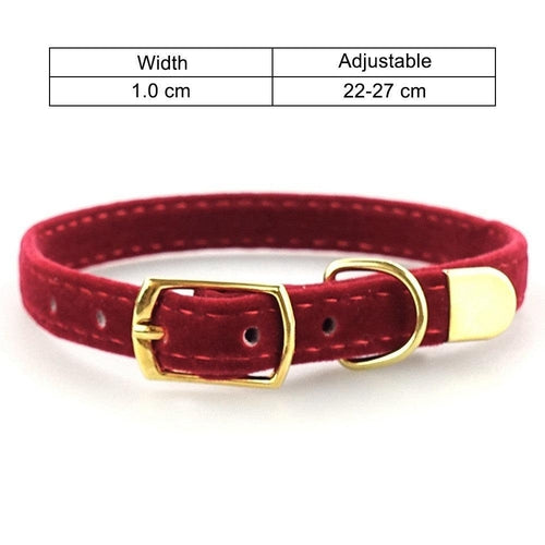 Luxurious Flocked Cat Collar
