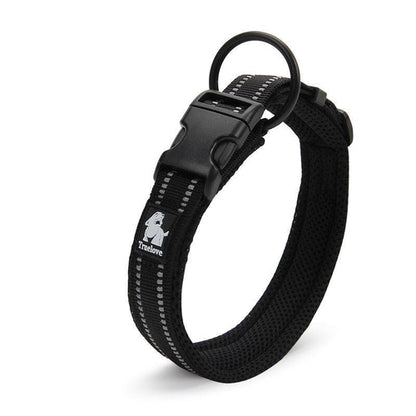 Reflective Mesh Dog Collar with Stainless Steel Buckle