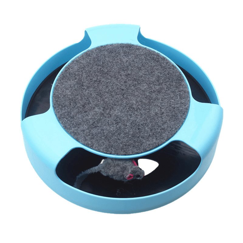 Interactive Cat Scratch And Spin Toy