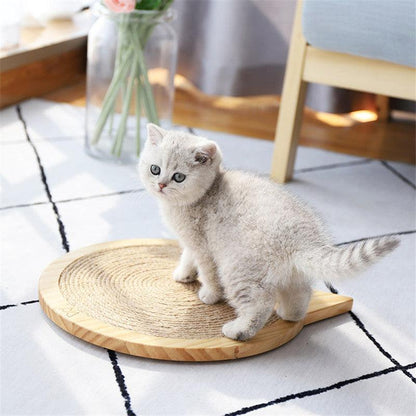 Wall Mounted Cat Scratcher Board With Suction Cup Toy