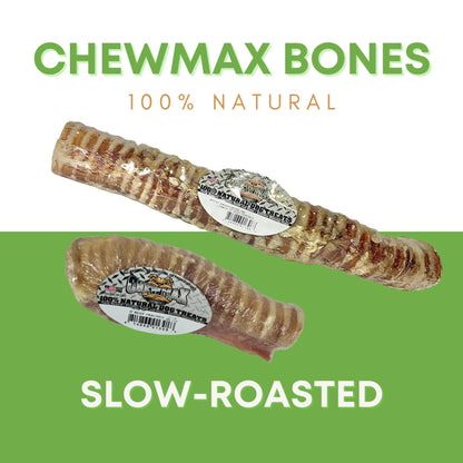 12" Natural Beef Trachea Chew for Dogs