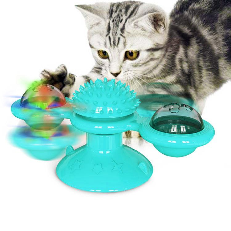 Suction Spin Feline Fun Toy