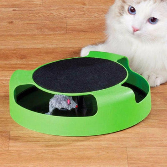 Interactive Cat Scratch And Spin Toy