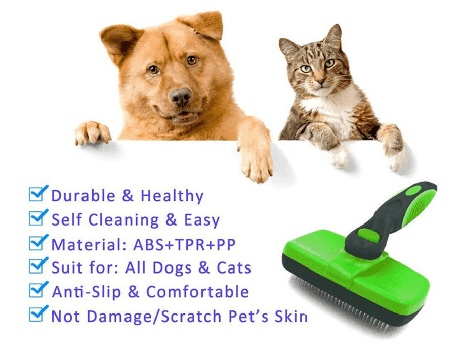 The Furfreeze Self-Cleaning Grooming Brush