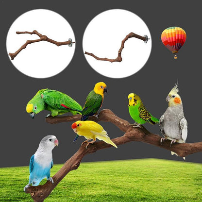 Natural Grape Wood Bird Perching Stick