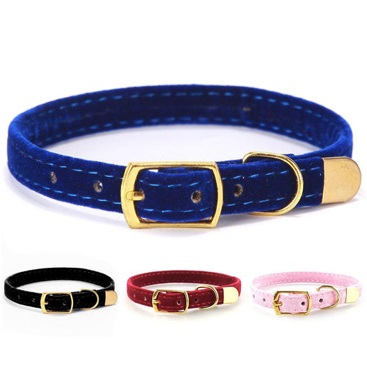 Luxurious Flocked Cat Collar