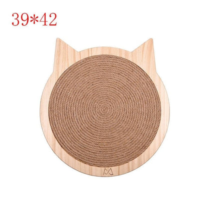 Wall Mounted Cat Scratcher Board With Suction Cup Toy