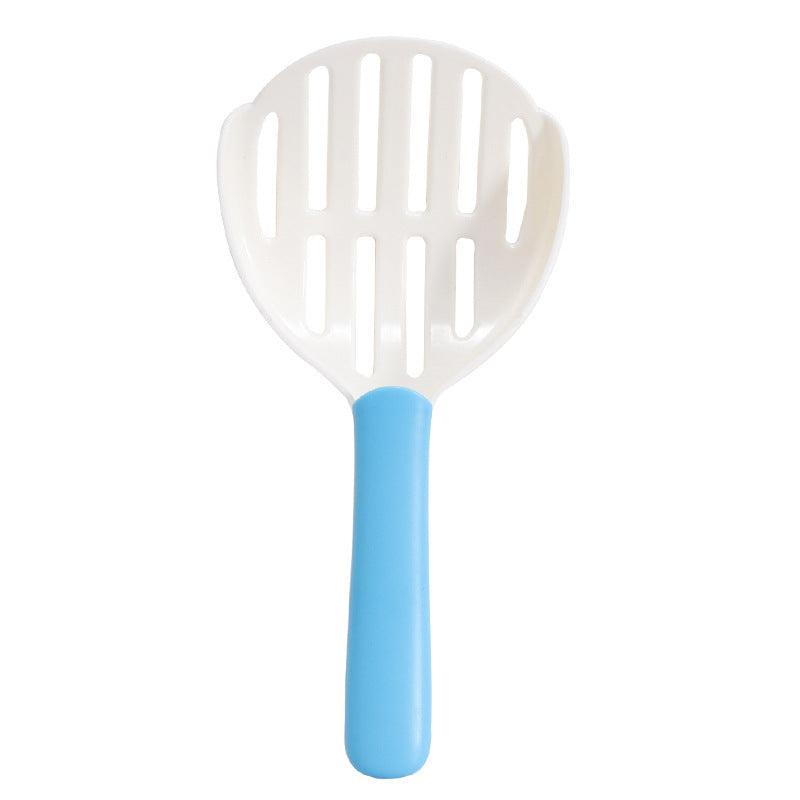Two-Tone Plastic Tofu Cat Litter Scoop