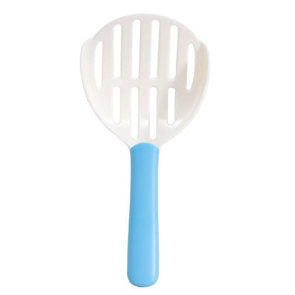 Two-Tone Plastic Tofu Cat Litter Scoop