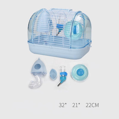 Japanese Elegance: Transparent Base Luxury Hamster Cage