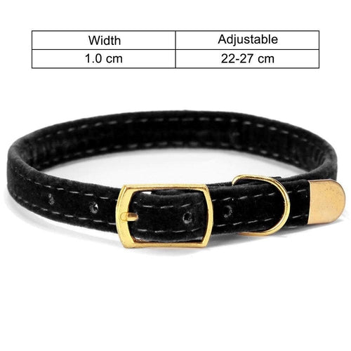 Luxurious Flocked Cat Collar