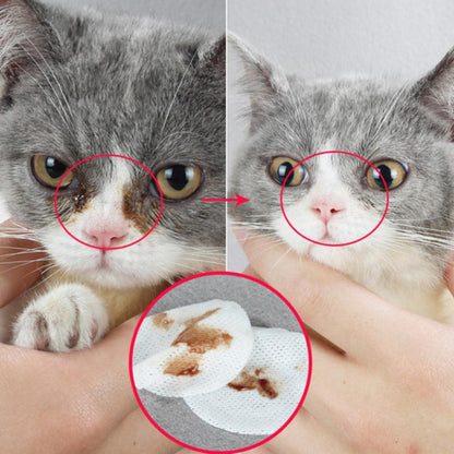 Radiantpaws Tear Stain Eliminator: Pet Eye Grooming Wipes