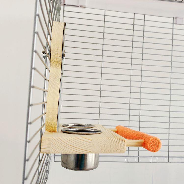 Interactive Parrot Puzzle Bird Toy With Stainless Steel Claw Stand