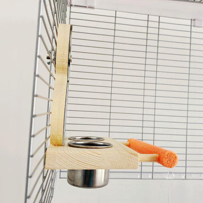 Interactive Parrot Puzzle Bird Toy With Stainless Steel Claw Stand