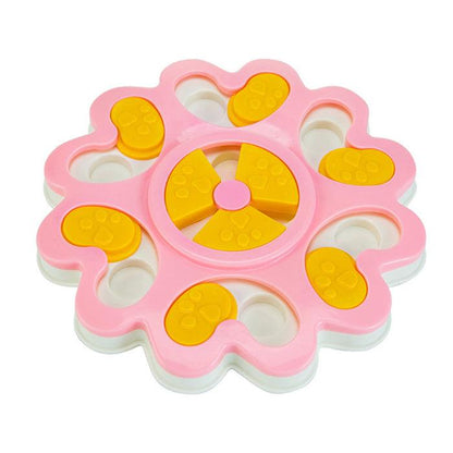Interactive Dog Treat Puzzle Bowl