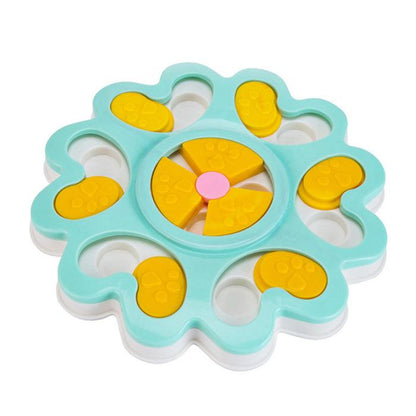 Interactive Dog Treat Puzzle Bowl