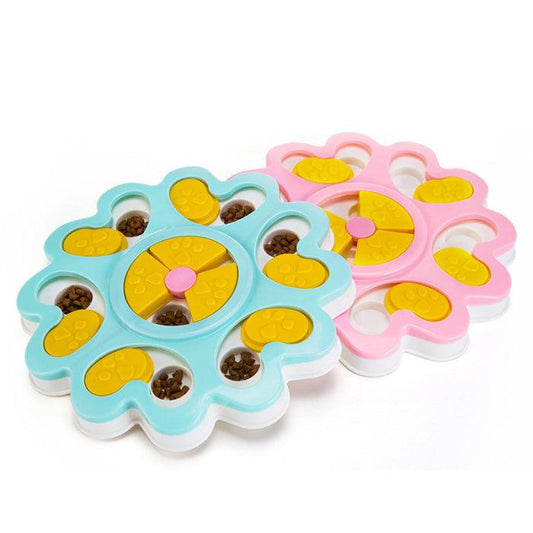 Interactive Dog Treat Puzzle Bowl