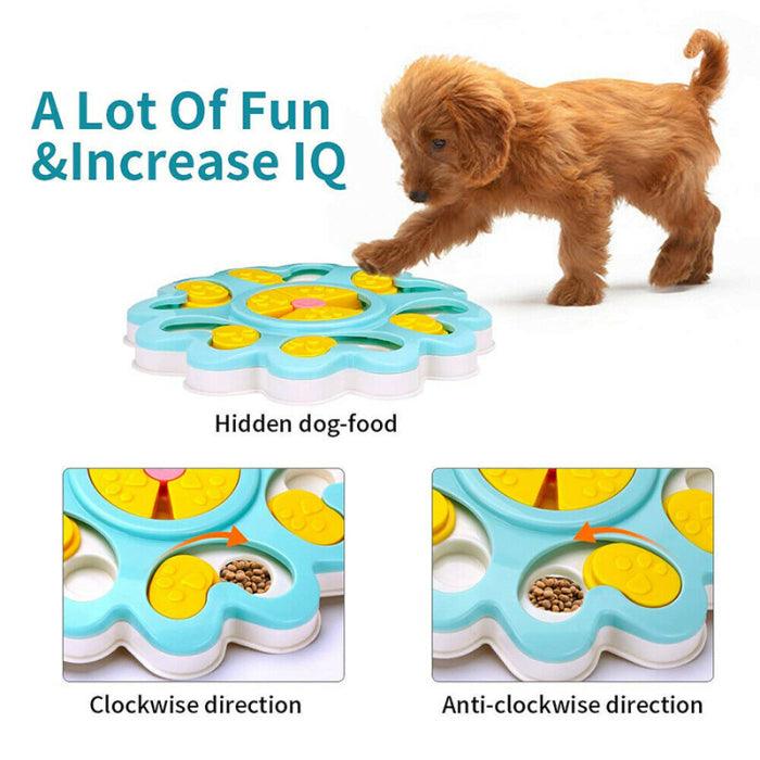 Interactive Dog Treat Puzzle Bowl
