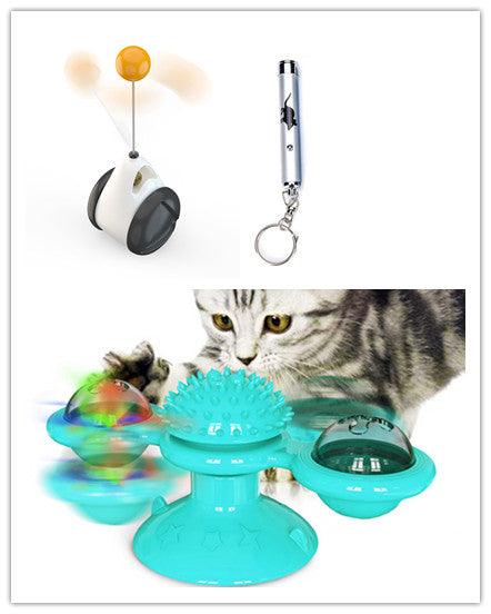 Suction Spin Feline Fun Toy