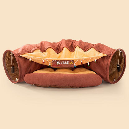Durable Washable Collapsible Cat Tunnel