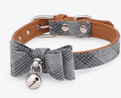 Striped Feline Charm Collar