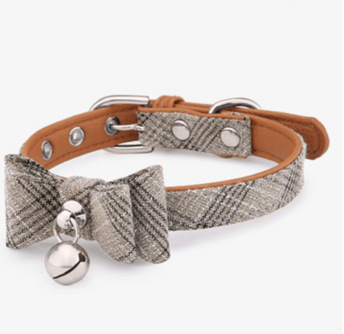 Striped Feline Charm Collar
