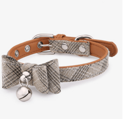 Striped Feline Charm Collar