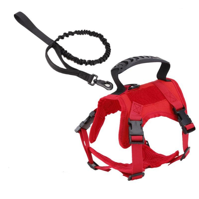 Tactical Pet Vest With Traction Rope - Stylish And Secure Harness