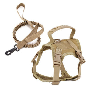 Tactical Pet Vest With Traction Rope - Stylish And Secure Harness