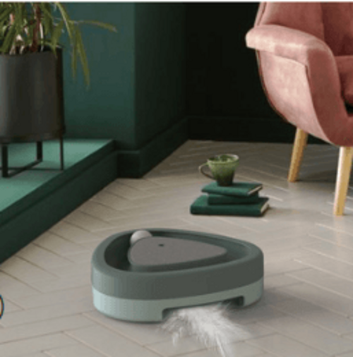 Interactive Electric Cat Toy With Feather