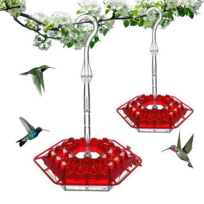 Enchanting Hexagonal And Flower Bird Feeder