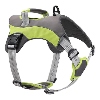 Reflective Chest Strap Dog Leash Set With Towing Rope