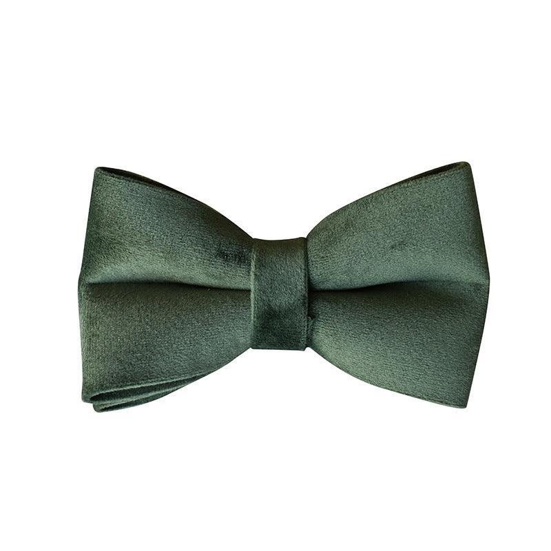 Luxurious Emerald Velvet Dog Collar And Leash Set