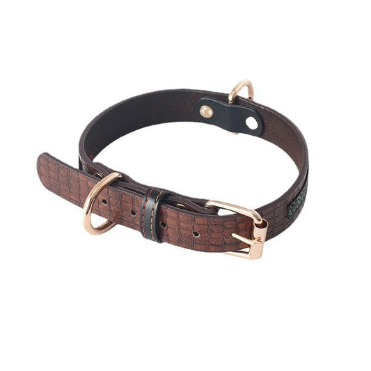 Ultimate Pet Walking Set: Stylish Pu Leash And Collar Combo