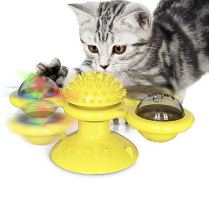 Suction Spin Feline Fun Toy