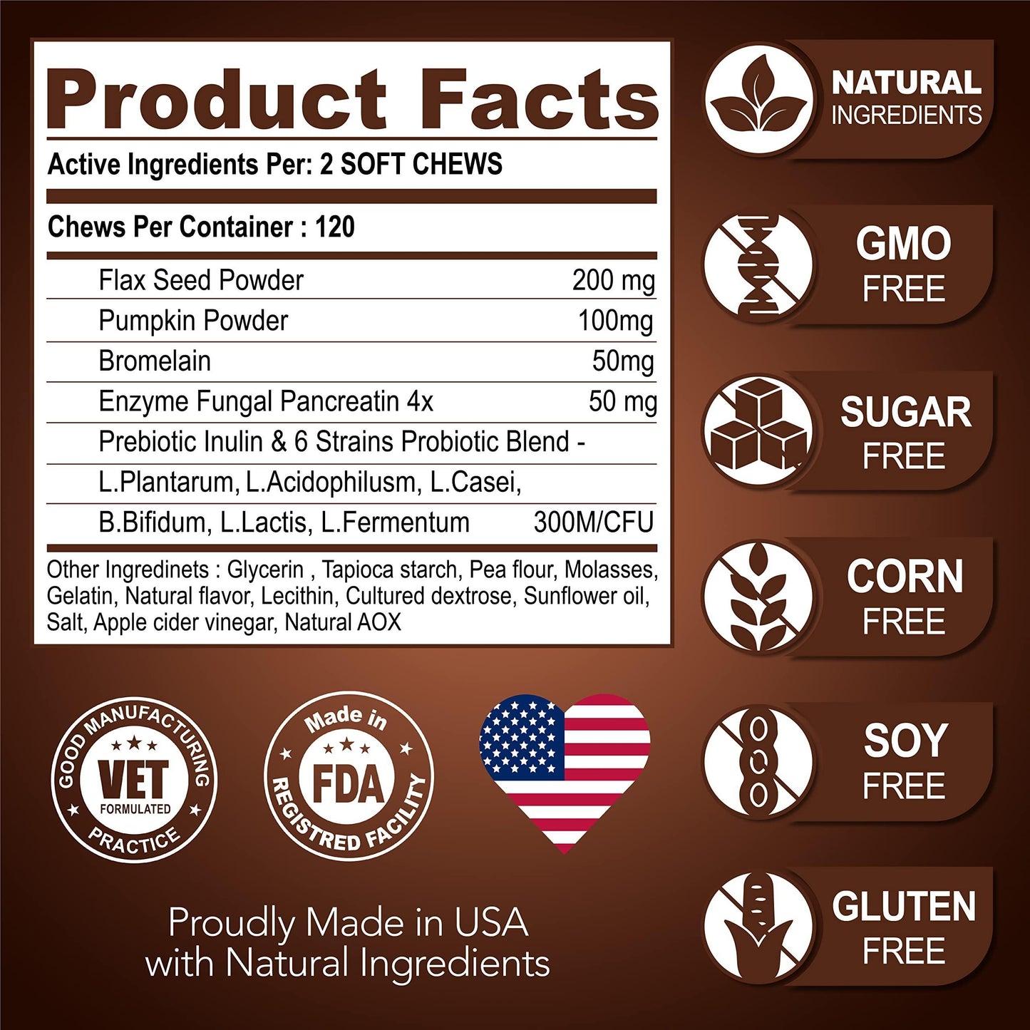 Great Poop Probiotics for Dogs - Stool Softener
