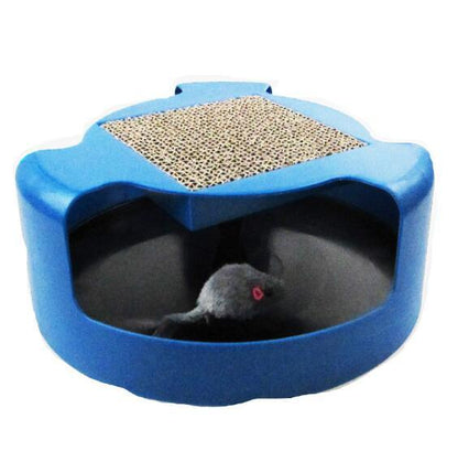 Interactive Cat Scratch And Spin Toy