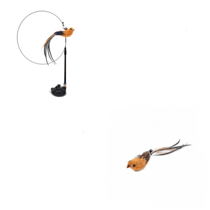 Interactive Feather Cat Teaser Stick