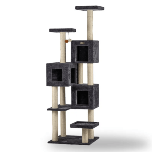 Griant Multi-Level Real Wood Cat Tower for Multiple Cats