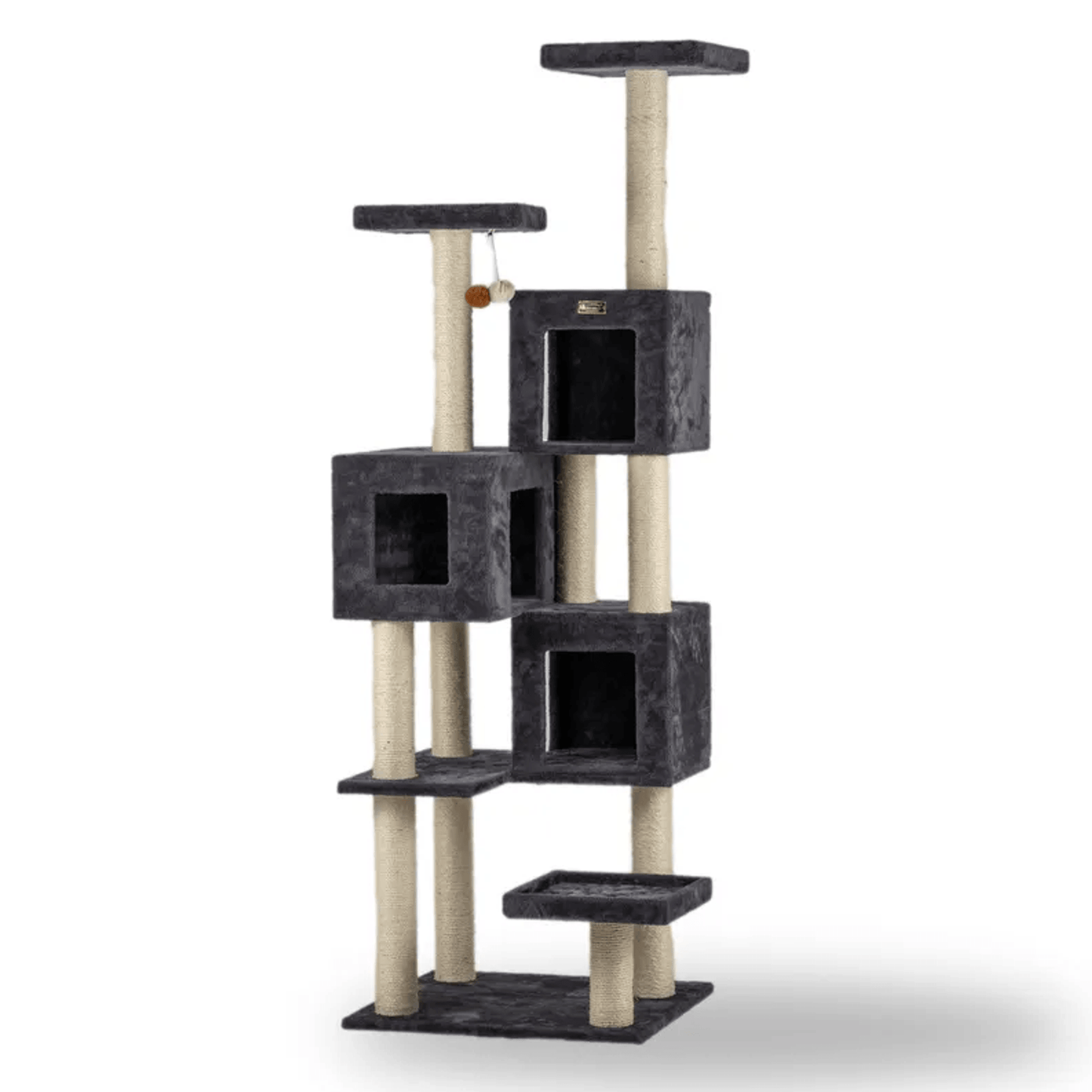 Griant Multi-Level Real Wood Cat Tower for Multiple Cats
