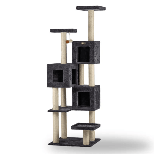 Griant Multi-Level Real Wood Cat Tower for Multiple Cats